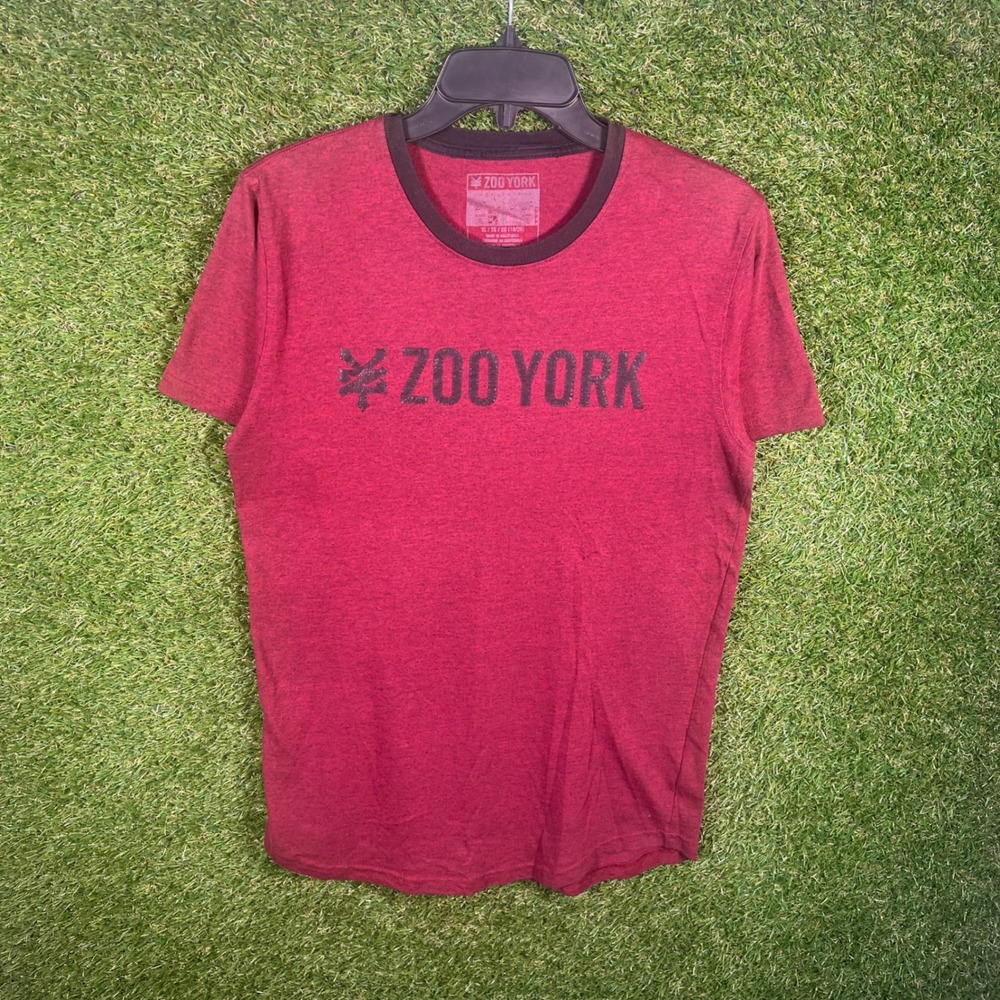Zoo York Unbreakable Graphic T-Shirt Mens Small Youth‎ XL Burgundy Red